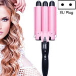 เครื่องม้วนผมเซรามิกอัตโนมัติ 20-32 ม.ม. แบบ 3 ลอน ไม้กวาดลอนใหญ่ ขนาด 32 มม.