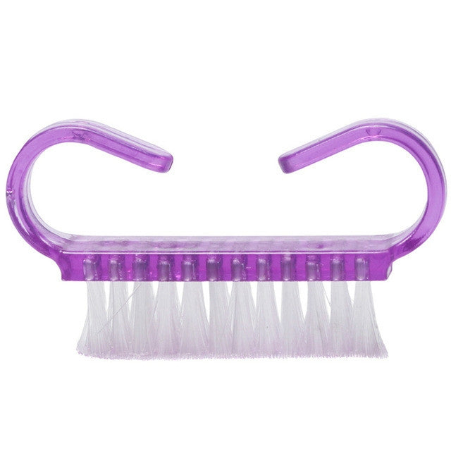 10 PCS Cleaning Brush Tools Nail Art Care Manicure Pedicure Remove Dust Small Angle Clean Brushes, 10 PCS Purple, 10 PCS Pink, 10 PCS Blue