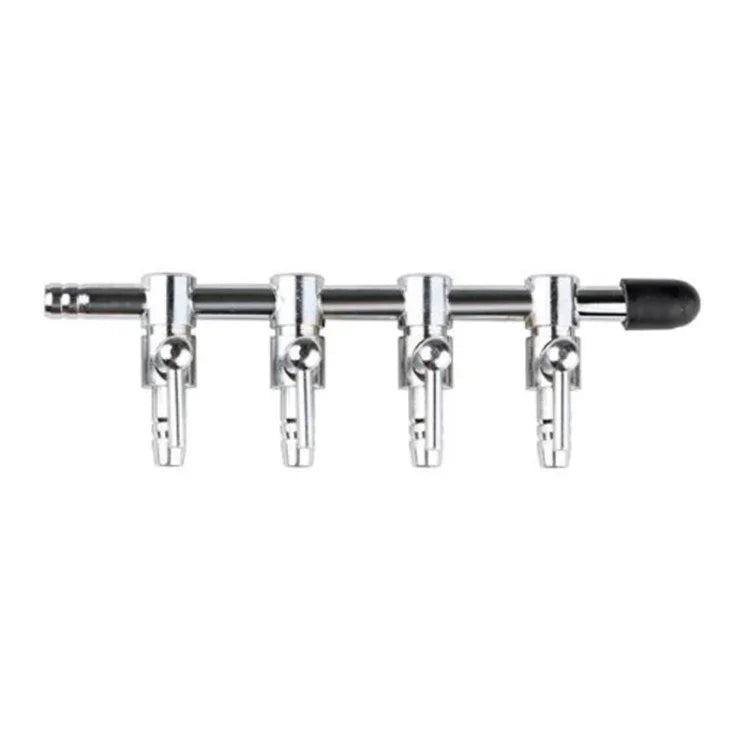 Fish Tank Oxygen Pipe Stainless Steel Distributor Oxygen Regulating Valve, One Head, Two Heads, Three Heads, Four Heads, Five Heads, Six Heads, Eight Heads, Ten Heads