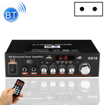 แอมป์ดิจิตอลสมาร์ท G919 พร้อมบลูทูธ / USB / SD / FM ขนาดเล็ก พร้อมปลั๊ก EU