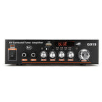 แอมป์ดิจิตอลสมาร์ท G919 พร้อมบลูทูธ / USB / SD / FM ขนาดเล็ก พร้อมปลั๊ก EU