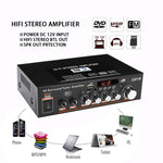 แอมป์ดิจิตอลสมาร์ท G919 พร้อมบลูทูธ / USB / SD / FM ขนาดเล็ก พร้อมปลั๊ก EU