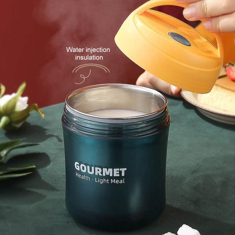 แก้วเก็บความร้อนสแตนเลส GOURMET แก้วซุปเก็บความร้อนสองชั้น สีแดง สีเหลือง สีฟ้า