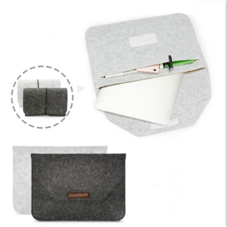 กระเป๋าซองผ้าระบายอากาศแบบพกพาสำหรับ MacBook พร้อมกระเป๋าเก็บสายชาร์จ ขนาด 12 นิ้ว, 13 นิ้ว, 15 นิ้ว, 11 นิ้ว