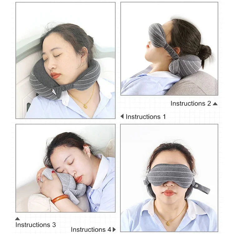 หมอนพกพาสำหรับเดินทางธุรกิจ ปกป้องดวงตา