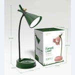 โคมไฟตั้งโต๊ะ LED สัมผัสพร้อมที่วางโทรศัพท์มือถือ GIVELONG ลายป่าและนก สำหรับห้องนอน ไฟข้างเตียง GL361-1 แดง, GL361-2 เหลือง, GL361-3 น้ำเงิน, GL361-4 เขียว, GL362-1 ชมพู, GL362-2 เหลือง, GL362-3 น้ำเงิน, GL362-4 เขียว, GL363-1 แดง, GL363-2 เหลือง