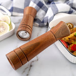 เครื่องบดพริกไทยไม้ สำหรับครัวเรือน แบบแมนนวล โถบดพริกไทยดำ ขวดเครื่องปรุงสไตล์ 3 ขนาด 5 นิ้ว, สไตล์ 3 ขนาด 8 นิ้ว