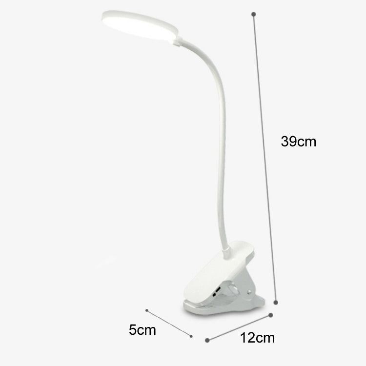 โคมไฟตั้งโต๊ะ LED คลิปปรับอุณหภูมิสีเดียว 3 ระดับ ชาร์จไฟ 800mAh ป้องกันสายตา USB, เสียบปลั๊ก, ชาร์จไฟ 1200mAh, ชาร์จไฟ 800mAh