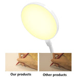 โคมไฟตั้งโต๊ะ LED คลิปปรับอุณหภูมิสีเดียว 3 ระดับ ชาร์จไฟ 800mAh ป้องกันสายตา USB, เสียบปลั๊ก, ชาร์จไฟ 1200mAh, ชาร์จไฟ 800mAh