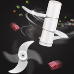 เครื่องบดผักไฟฟ้าสำหรับครัวเรือน USB เครื่องบดกระเทียมขนาดเล็ก เครื่องทำอาหารเสริมสำหรับเด็ก ขนาด 250 มล., 100 มล. + 250 มล., 100 มล.
