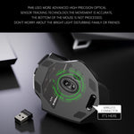 เมาส์ไร้สายเมคานิคอล 6 ปุ่ม Inphic A1 1000/1200/1600 DPI สำหรับเล่นเกมที่บ้าน, สี: เทา ไร้สาย+Bluetooth 4.0+Bluetooth 5.0, สีดำ ไร้สาย+Bluetooth 4.0+Bluetooth 5.0, สีดำ รุ่นชาร์จไร้สาย เงียบ, สีเทา รุ่นชาร์จไร้สาย เงียบ