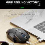 เมาส์ไร้สายเมคานิคอล 6 ปุ่ม Inphic A1 1000/1200/1600 DPI สำหรับเล่นเกมที่บ้าน, สี: เทา ไร้สาย+Bluetooth 4.0+Bluetooth 5.0, สีดำ ไร้สาย+Bluetooth 4.0+Bluetooth 5.0, สีดำ รุ่นชาร์จไร้สาย เงียบ, สีเทา รุ่นชาร์จไร้สาย เงียบ