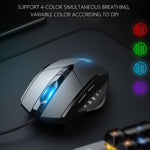 เมาส์มีสาย Inphic PW1 เกม เงียบ โปรแกรมมาโคร พร้อมไฟส่องสว่าง, ความยาวสาย: 1.5m, รุ่นธุรกิจสีดำเงียบ, รุ่นเกมสีดำเงียบ, รุ่นเกมสีเทาไทเทเนียมเงียบ