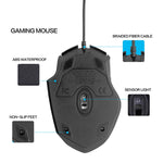 เมาส์มีสาย Inphic PW1 เกม เงียบ โปรแกรมมาโคร พร้อมไฟส่องสว่าง, ความยาวสาย: 1.5m, รุ่นธุรกิจสีดำเงียบ, รุ่นเกมสีดำเงียบ, รุ่นเกมสีเทาไทเทเนียมเงียบ