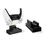 ที่ชาร์จจอยเกม แบบที่นั่งชาร์จ สำหรับ PS5, ชาร์จเดี่ยว, ชาร์จคู่