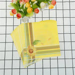 ผ้าเช็ดหน้ากระดาษพิมพ์ลายปาร์ตี้สีสันสดใส ดอกทานตะวันสีเหลือง