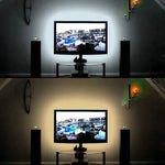 ไฟแถบ LED SMD 2835 อีพ็อกซี่ USB สำหรับตกแต่งโต๊ะคริสต์มาสและไฟพื้นหลังทีวี, 1m, 5m