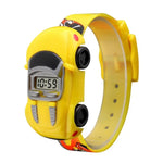 SKMEI 1241 Fashion Cute Cartoon Car Children Digital Watch, Yellow, Red, Blue, Black, Light Blue