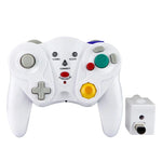 จอยเกมไร้สาย 2.4GHz HY-5201 สำหรับ Nintendo NGC สีขาว, สีม่วง, สีดำ, สีส้ม, สีเงิน