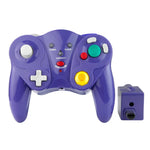 จอยเกมไร้สาย 2.4GHz HY-5201 สำหรับ Nintendo NGC สีขาว, สีม่วง, สีดำ, สีส้ม, สีเงิน