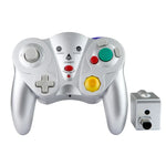 จอยเกมไร้สาย 2.4GHz HY-5201 สำหรับ Nintendo NGC สีขาว, สีม่วง, สีดำ, สีส้ม, สีเงิน
