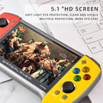 เครื่องเล่นเกมมือถือ X19 Plus หน้าจอ 5.1 นิ้ว ความจำ 8G รองรับการ์ด TF และเอาต์พุต AV สีแดง+เหลือง, สีแดง, สีแดง+น้ำเงิน