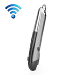 PR-08 ปากกาไวท์บอร์ดอิเล็กทรอนิกส์ไร้สาย 2.4G 6 ปุ่ม 1600DPI ปากกาหมุนเปลี่ยนหน้า PPT สีขาว แดง น้ำเงิน ดำ เงินเทา