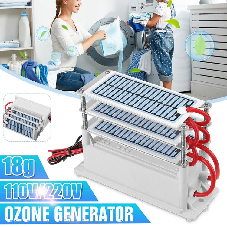 เครื่องกำเนิดโอโซนแบบบูรณาการ AZ-18G-C 18G เคลือบยาวนาน ป้องกันความชื้น เซรามิก 3 แผ่น เครื่องฟอกอากาศฆ่าเชื้อด้วยออกซิเจนแอคทีฟ, AC 110V 18G, AC 220V 18G