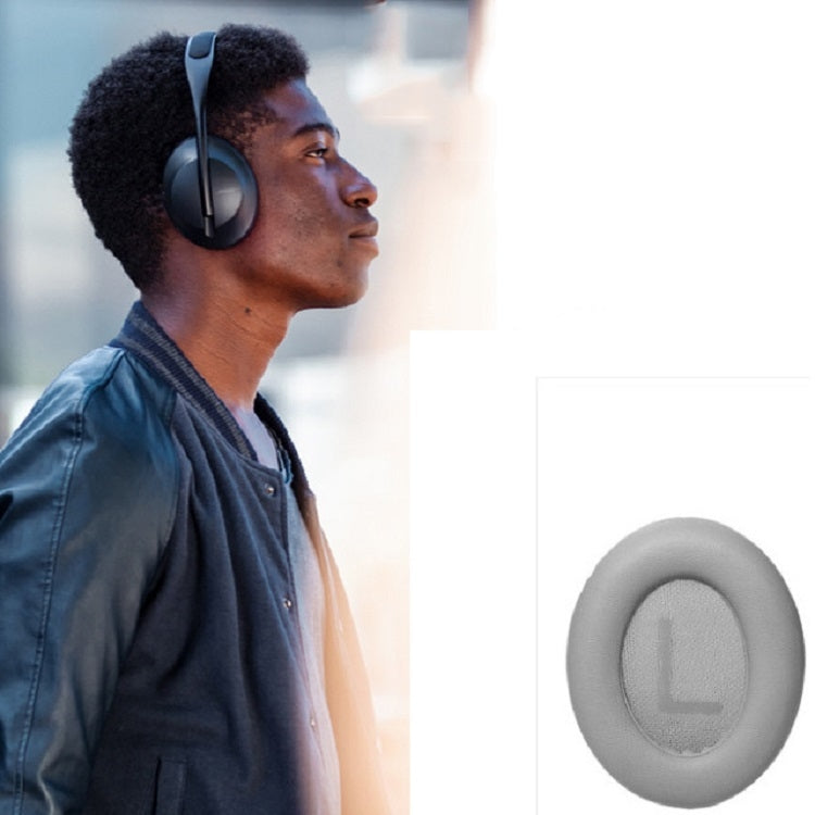 ปลอกฟองน้ำครอบหูสำหรับหูฟัง BOSE NC700 สีดำ เทา