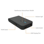 BT-6 ตัวรับและตัวส่งสัญญาณ Bluetooth 5.0 2 in 1 อะแดปเตอร์เสียง, BT-6