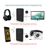 BT-6 ตัวรับและตัวส่งสัญญาณ Bluetooth 5.0 2 in 1 อะแดปเตอร์เสียง, BT-6