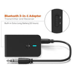 BT-6 ตัวรับและตัวส่งสัญญาณ Bluetooth 5.0 2 in 1 อะแดปเตอร์เสียง, BT-6