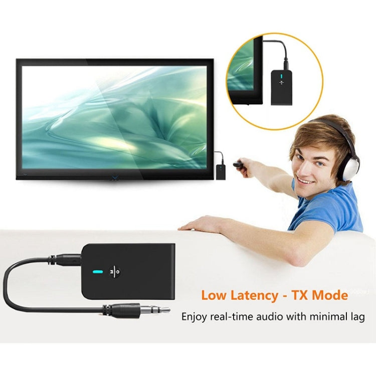 BT-6 ตัวรับและตัวส่งสัญญาณ Bluetooth 5.0 2 in 1 อะแดปเตอร์เสียง, BT-6