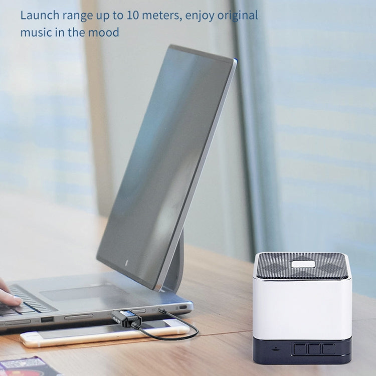 BT201 ตัวรับและตัวส่งสัญญาณเสียง Bluetooth 5.0 USB 2 in 1 พร้อมจอ LCD, ตัวรับและตัวส่งสัญญาณเสียง Bluetooth พร้อมจอ LCD
