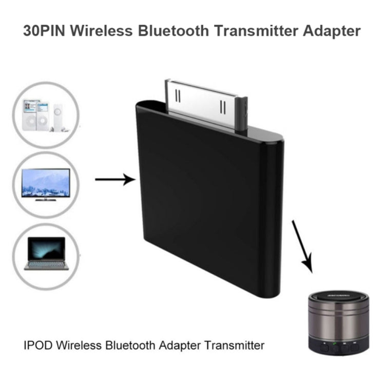 IPF01 ตัวส่งสัญญาณเสียง Bluetooth 4.1 30 พิน สำหรับ iPod ส่งสีสุ่ม