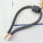 A016 Curtain Straps Free Perforation Free Installation Tassel Hanging Ball Magnet Curtain Buckle, Beige, Coffee, Light Grey, Dark Grey, Orange
