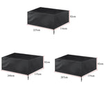 Billiard Table Dust Cover Billiard Protective Cover Water-Repellent Furniture Cover, 225x116x82cm, 260x135x82cm