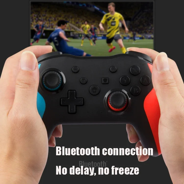 จอยเกมไร้สายบลูทูธสั่นสะเทือน 6 แกน NS009 สำหรับ Switch Pro
