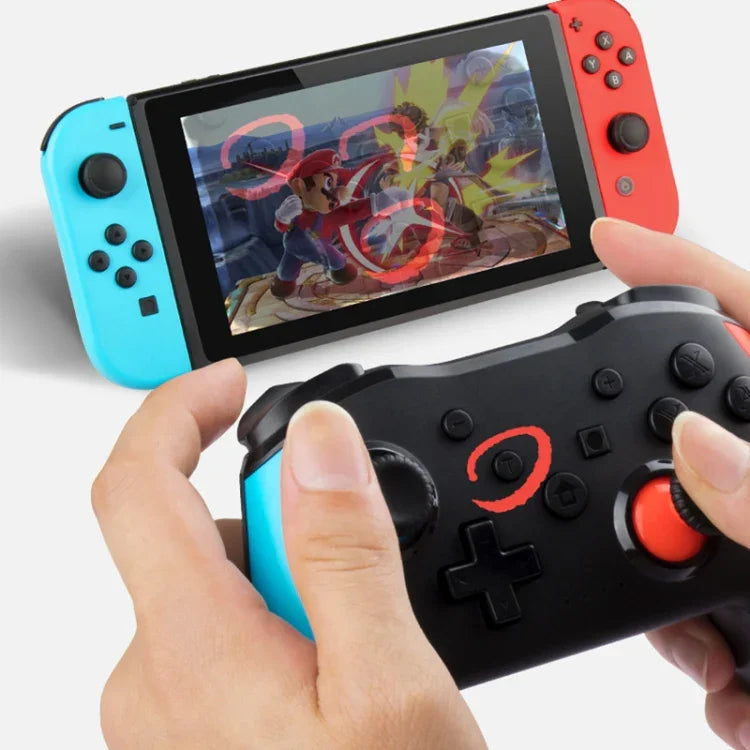 จอยเกมไร้สายบลูทูธสั่นสะเทือน 6 แกน NS009 สำหรับ Switch Pro