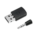 อะแดปเตอร์รับสัญญาณคอนโทรลเลอร์บลูทูธ USB 4.0 สำหรับหูฟังคอนโทรลเลอร์เกม PS5 สำหรับ PS5