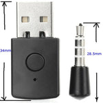 อะแดปเตอร์รับสัญญาณคอนโทรลเลอร์บลูทูธ USB 4.0 สำหรับหูฟังคอนโทรลเลอร์เกม PS5 สำหรับ PS5