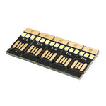 10 PCS Mini Pocket Card USB Power Keychain LED Night Light
