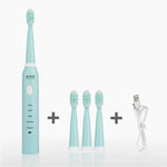 DELIPU Electric Toothbrush Rechargeable Sonic 5-Speed Adjustment Children Adult Household Waterproof Soft Hair Whitening Toothbrush, USB Charging Cable  (Blue), USB Charging Cable (White), USB Charging Stand (Blue), USB Charging Stand(Pink)