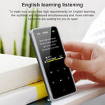 เครื่องเล่น MP3 แบบสัมผัสหน้าจอบลูทูธแบบพกพา เครื่องบันทึก หนังสืออิเล็กทรอนิกส์ 4GB, 8GB, 16GB, 32GB
