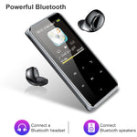 เครื่องเล่น MP3 แบบสัมผัสหน้าจอบลูทูธแบบพกพา เครื่องบันทึก หนังสืออิเล็กทรอนิกส์ 4GB, 8GB, 16GB, 32GB