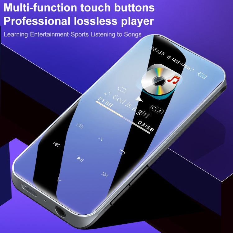 เครื่องเล่น MP3 แบบสัมผัสหน้าจอบลูทูธแบบพกพา เครื่องบันทึก หนังสืออิเล็กทรอนิกส์ 4GB, 8GB, 16GB, 32GB
