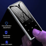 เครื่องเล่น MP3 แบบสัมผัสหน้าจอบลูทูธแบบพกพา เครื่องบันทึก หนังสืออิเล็กทรอนิกส์ 4GB, 8GB, 16GB, 32GB