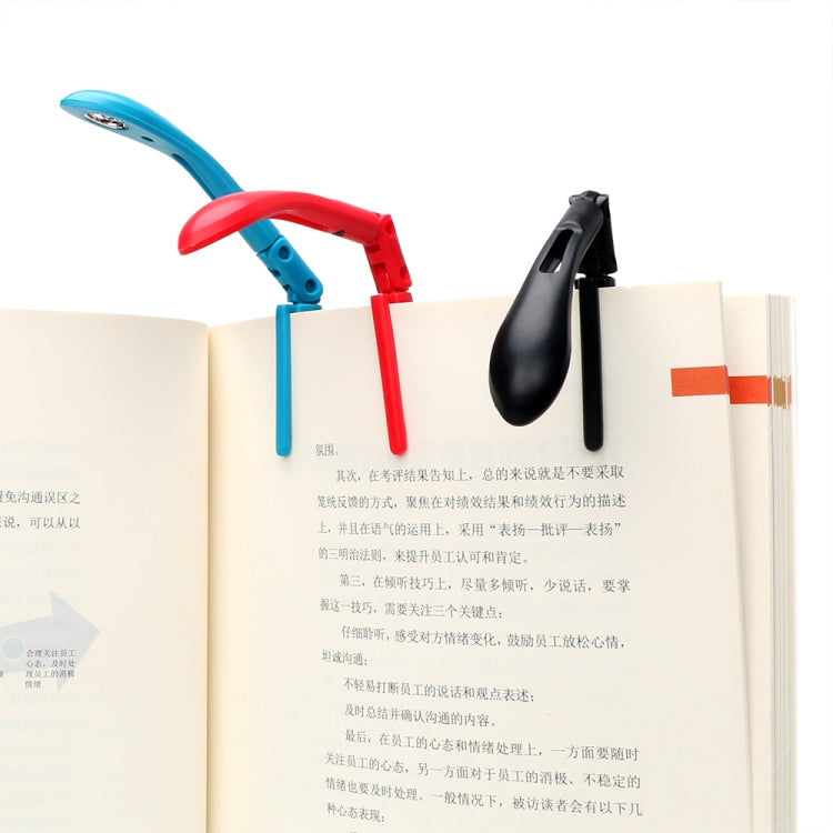ชุด 5 ชิ้น โคมไฟหนีบหนังสือขนาดเล็ก ปกป้องสายตา โคมไฟกลางคืน LED พับได้