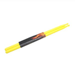 ตะบองกลองไนลอน 2 ชิ้น อุปกรณ์กลอง สีเหลือง, ฟ้าอ่อน, ดำ, เขียวอ่อน, แดง, น้ำเงินกรมท่า, เขียวเข้ม