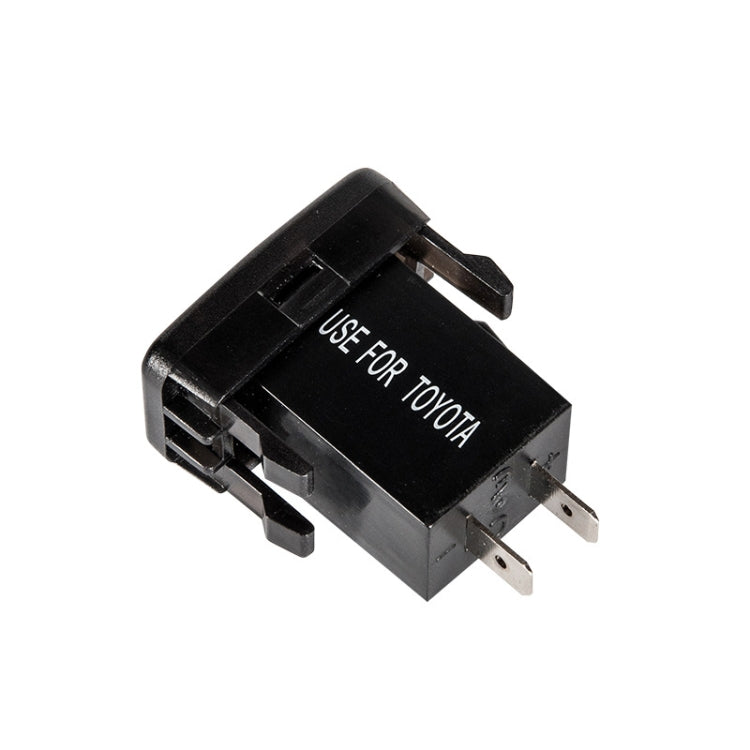 Car Charger Original Hole Non-Destructive Modification Of Dual Usb Car Charger With Line Suitable For Toyota, FTWU Red Light, FTWU Green Light, FTWU Blue Light, FTWUX Red Light, FTWUX Green Light, FTWUX Blue Light
